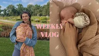 A WEEK IN MY LIFE WITH A NEWBORN | days at home, rough night, 6 weeks postpartum, first work out pp