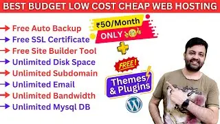 Best budget low cost cheap web hosting services for wordpress (2023) | @technovedant