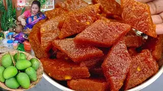 রোদে দেওয়ার ঝামেলা ছাড়াই কাঁচা আমের বরফি ১০মিনিটে বানিয়ে সংরক্ষণ করুন।Mango pickle recipe