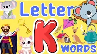 Карточки на букву К | Слова на букву К для детей | Abcd #abcd#flashcards#kids#kidsvideo