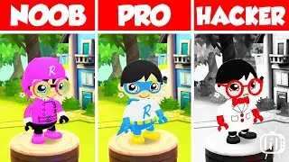NOOB vs PRO vs HACKER - Tag with Ryan Smart Ryan | android ios gameplay 1080p 60fps landscape