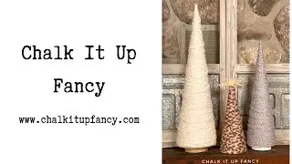 DIY Yarn Christmas Tree Home Decor