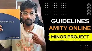 Complete Guide to Minor Projects at Amity Online University!