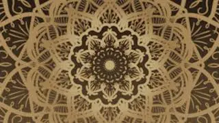 Mandala Background / Brown Fields