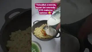 Makarna salatası = &ouml;ğrenci b&uuml;t&ccedil;esiyle mutluluk 💸💛&rdquo; KYK'da yapabileceğimiz en iyi makarna #keşfet