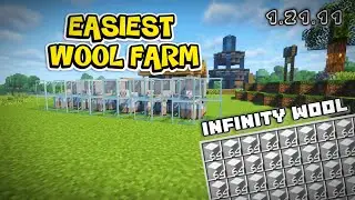 The Best Easy to Build Wool Farm Tutorial in Minecraft (1.21+)