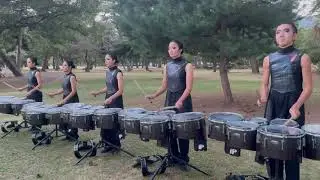 IPU Drumline 2023 In the Lot
