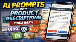 Free AI Prompt Generator Tool for Product Descriptions (WordPress, WooCommerce,Etsy,Shopify & More)