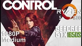 Control On Zotac GTX 1650 Super + Ryzen 5 1600, Medium Settings, 1080p