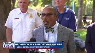 Officials provide update on Jax airport parking garage fire