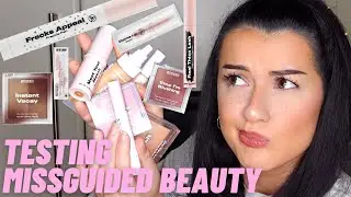 TESTING THE *NEW* MISSGUIDED MAKEUP! FIRST IMPRESSIONS, PRODUCT FAILS, IS IT WORTH IT? +freckle pen!