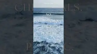 I Choose no chemicals no  plastic by VitexNatura 🌿 🐬🐢🐚