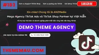 Demo theme Agency tiktok ANZ | thememau.com