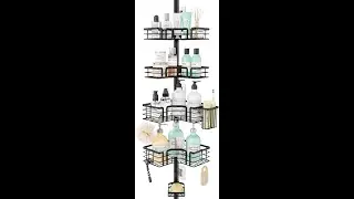 Assembly instruction-SWTYMIKI 4-Tier Shower Caddy Tension Pole-ZWJ213 (ASIN: B0DRNX8DN4/B0DRNXJN7Y)