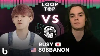 RUSY VS 808BANON | Online World Beatbox Championship 2022 | LOOPSTATION BATTLE 1/4 FINAL