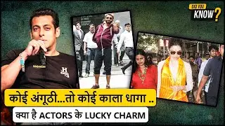 Salman's Bracelet, Katrina & Deepika's Beliefs, Ranveer's Black Thread|Stars & Their Good Luck Charm