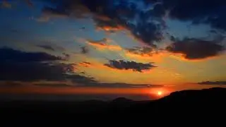 sun set time lapse cinematic video 4k