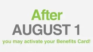 How Do I Activate my Benefits Card?