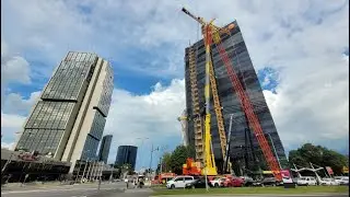 СТРОИТЕЛЬСТВО НОВЫХ ВЫСОТОК в Таллинн Сити /2024/ Estonia, Tallinn City Centr #estonia #tallinn