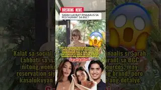 SARAH LAHBATI PINAAALIS SA RESTAURANT SA BGC?😱🫣 #celebrity #shorts
