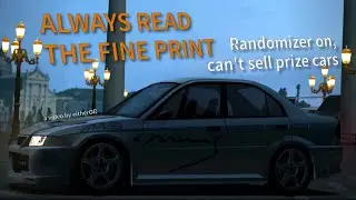 GT4 randomizer but I can't sell prize cars - Professional Events 2