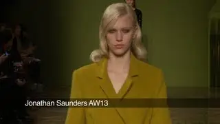 Jonathan Saunders London Fashion Week show: Jonathan Saunders AW 2013 Collection