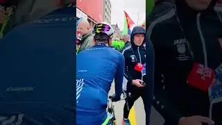 Biniam Girmay 🤝 Tadej Pogačar 🇪🇷🇸🇮 #cycling
