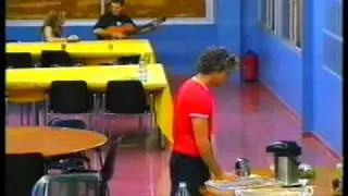 OT 1 Música en el comedor,Bisbal Chenoa bailando
