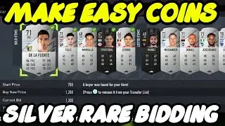 Make EASY Coins On This Rare Silver Bidding Method - FIFA 22 Ultimate Team Trading Tips
