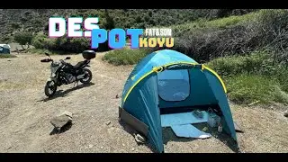 DESPOT KOYUNDA KAMP - MOTOVLOG,KAMP -fatson