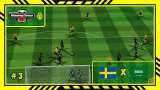 World Soccer Winning Eleven 9 (PS2) Товарищеский матч №3 Швеция против Саудовской Аравии