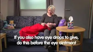 How to apply eye ointment