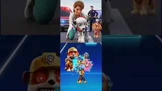 Paw patrol scary chase vs Ryder x Coffin Dance Tiles Hop EDM Rush #coffindance #tileshop