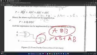 exp 3 logic lap : Parity Generator / Checkers