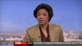 MARTINE DENNIS:-:BBC WORLD NEWS-15 March 2013 -