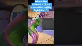 What&rsquo;s The Difference (My Style) (Part 3) #monstersuniversity #numberblocks #disney #alphablocks