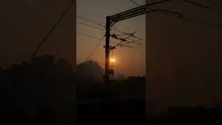 Sunset Evening #4k #travel #edmdj #music #railway #musicproducer #train