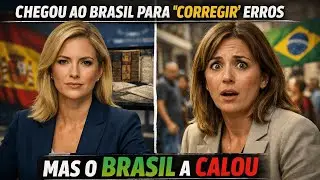 Ao chegar ao Brasil, Historiadora ESPANHOLA quiz nos 