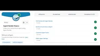 Agent Builder Basics | Salesforce