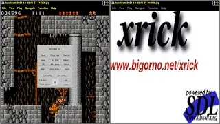 ATARI FALCON XRICK X RICK Rick Dangerous 1998 2001 BigOrno ST TOS MiNT Chris SLOW FULLSCREEN FAST WI