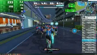 Zwift Racing League Showdown 2025 - Open EMEAE Central Division 1 D cat. the end was mega hard!