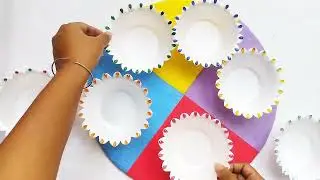 Holi Special Thali Decoration Idea | Holi Crafts | @swarnas_crafty