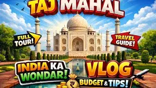 Taj Mahal First Time Visit 😲 | Full Tour & Hidden Facts | Agra Vlog