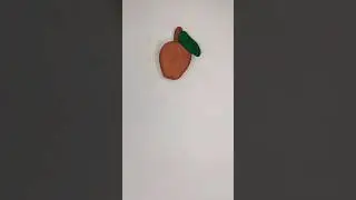 DIY 🍎 How to Make Polymer Clay Apple | Easy Clay Art Tutorial #shorts #art #diy #youtubeshorts #clay