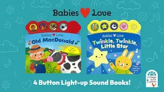 4 Button Light-up Sound Books!