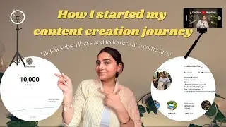 How I started my content creation Journey #trending #contentcreator