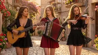 Epic Flamenco Trio at Sunset | Guitar, Accordion & Violin Mediterranean Vibes