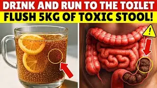 5 KG of STOOL Out in 1 Hour! No More Constipation, No Fatigue! Flat Belly! | Senior Health Tips
