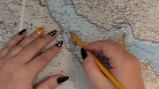 ASMR ~ Capital, Bahrain (Manama) History & Geography ~ Soft Spoken Map Tracing Google Earth