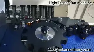 semi auto light inspection machine  can connect line